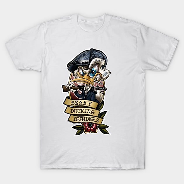 Beaky gangster T-Shirt by Nickdancytattoo